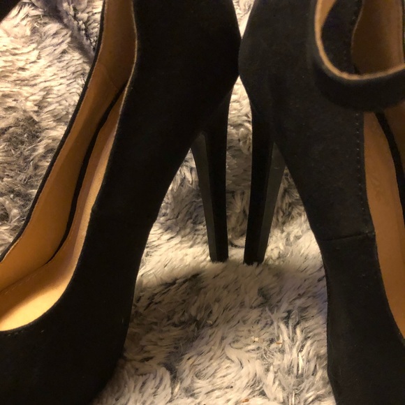 DB DK Fashion Black Suede heels - Picture 5 of 6